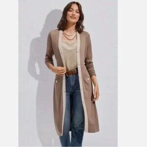 cabi Genteel Duster Cardigan Sweater size S EUC